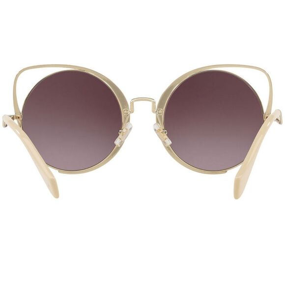 Miu Miu Sunglasses Pale Gold Peach - Picture 3 of 5